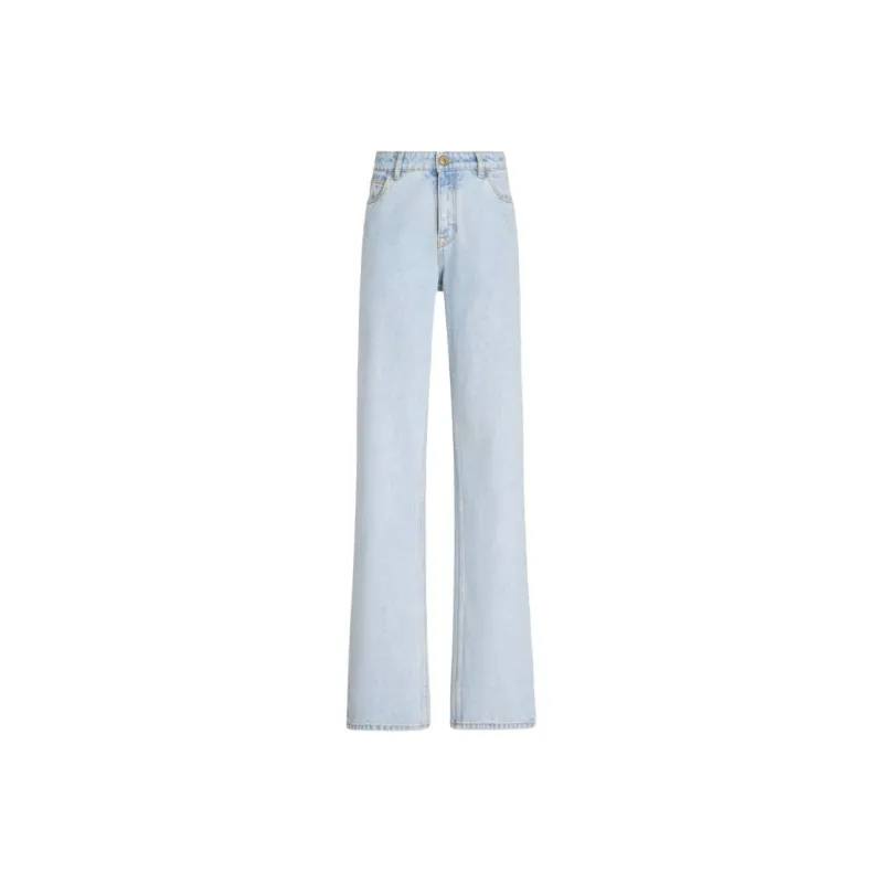 ETRO Pegaso Embroidered Straight-Leg Jeans-0