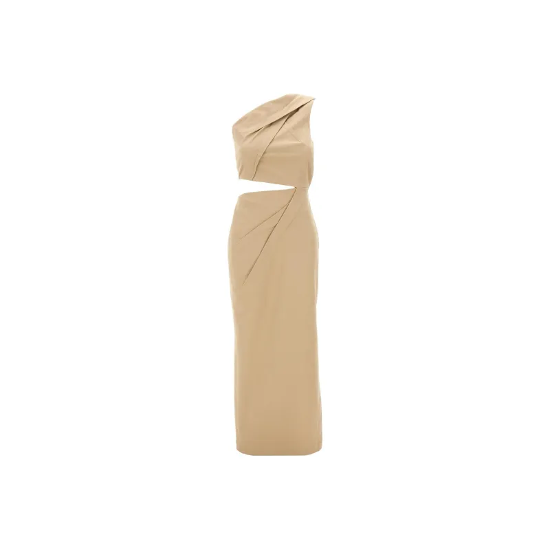 MaxMara Nievo One Shoulder Dress-0