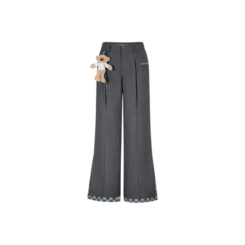 13 DEMARZO Suit Trouser Women's Gray-0