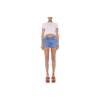 MOTHER Denim Shorts Women's Light Blue