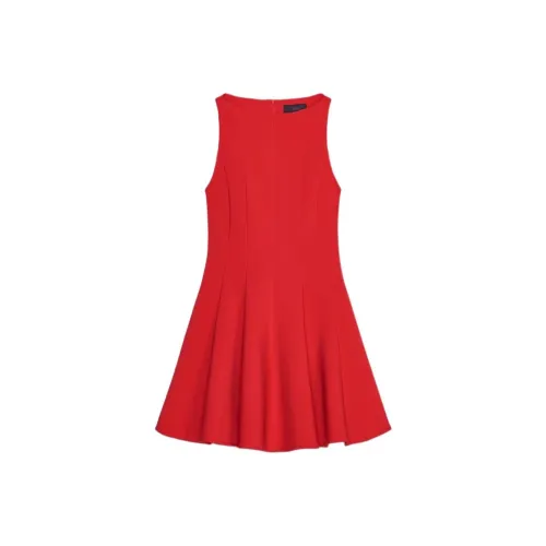 ZARA Valentine's Day Collection Sleeveless Dresses Women's Red