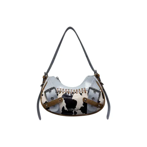 CULTIVATOR PU Shoulder Bag, Crossbody Bag Women's Blue/Black