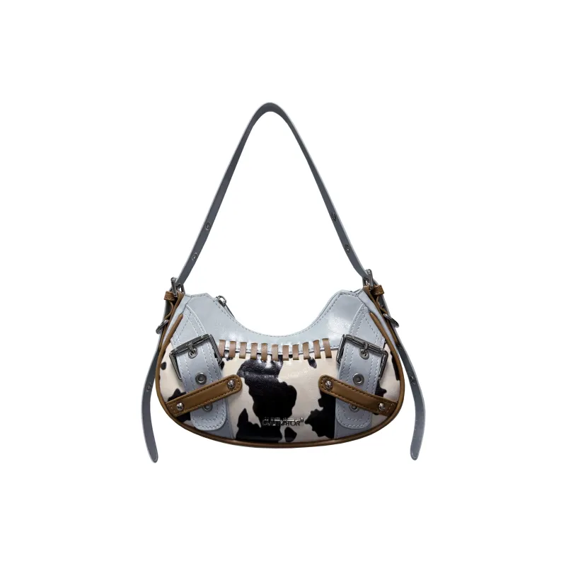 CULTIVATOR PU Shoulder Bag, Crossbody Bag Women's Blue/Black-0