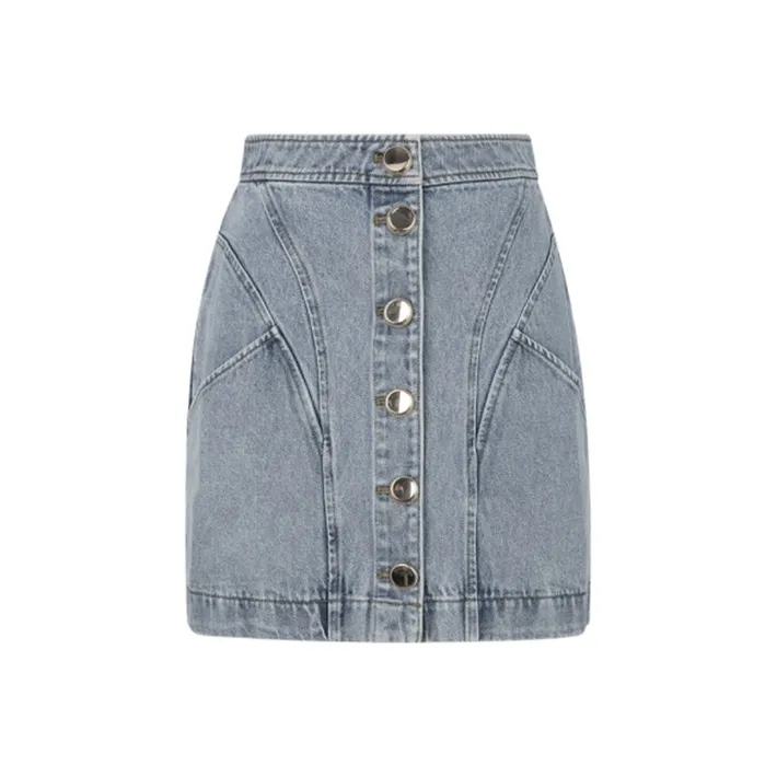ACLER Denim Short Skirts Women's Blue-0