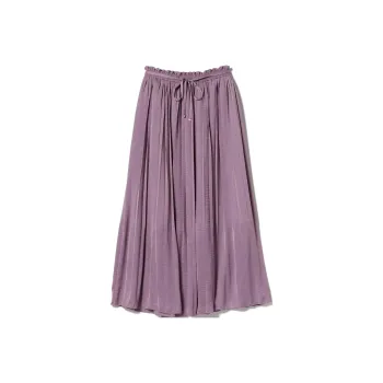 Beams Casual Long Skirts Women's Purple