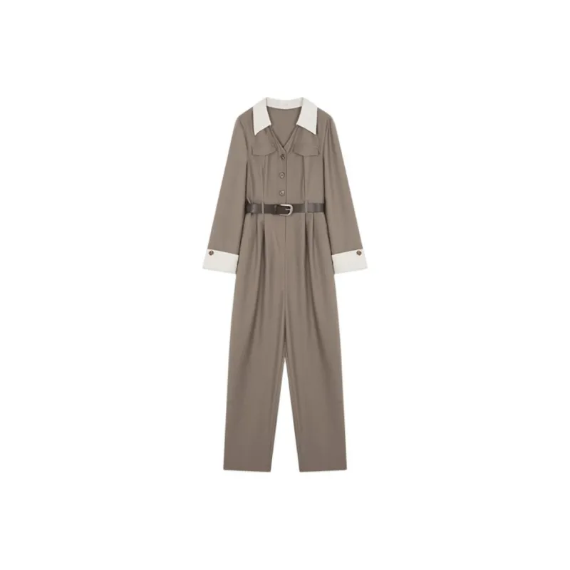 XWI Jumpsuit Women's Khaki Gray-0