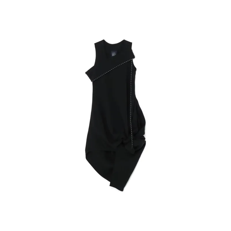 Yohji Yamamoto Sleeveless Dress Women's Black-0