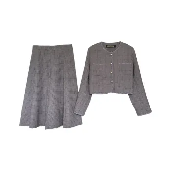 Icicofficial Two Piece Skirt Sets Women's