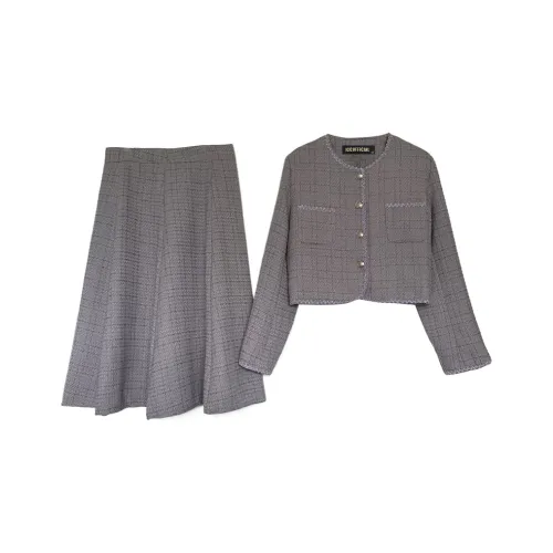 Icicofficial Two Piece Skirt Sets Women's