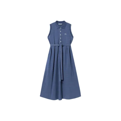 LACOSTE Sleeveless Dress Women's Indigo