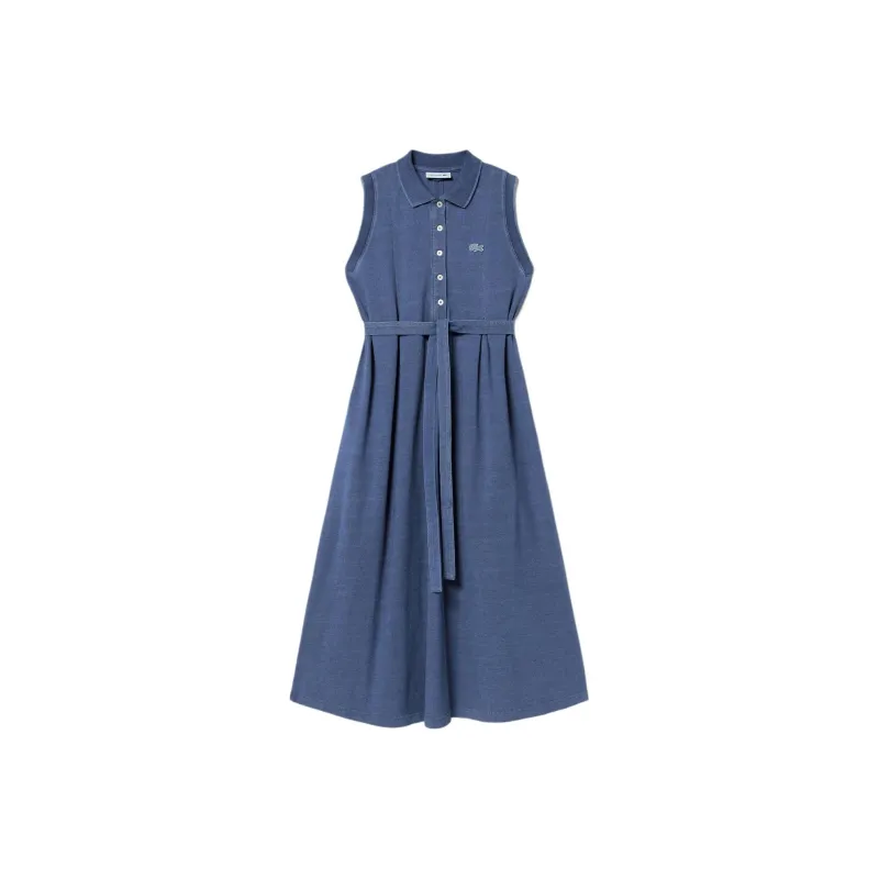 LACOSTE Sleeveless Dress Women's Indigo-0