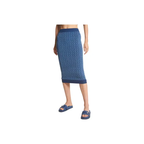 MICHAEL KORS SS23 Casual Long Skirts Women's Blue