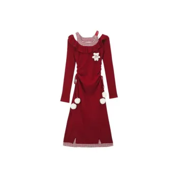 PUREIDOL Long Sleeved Dresses Women's