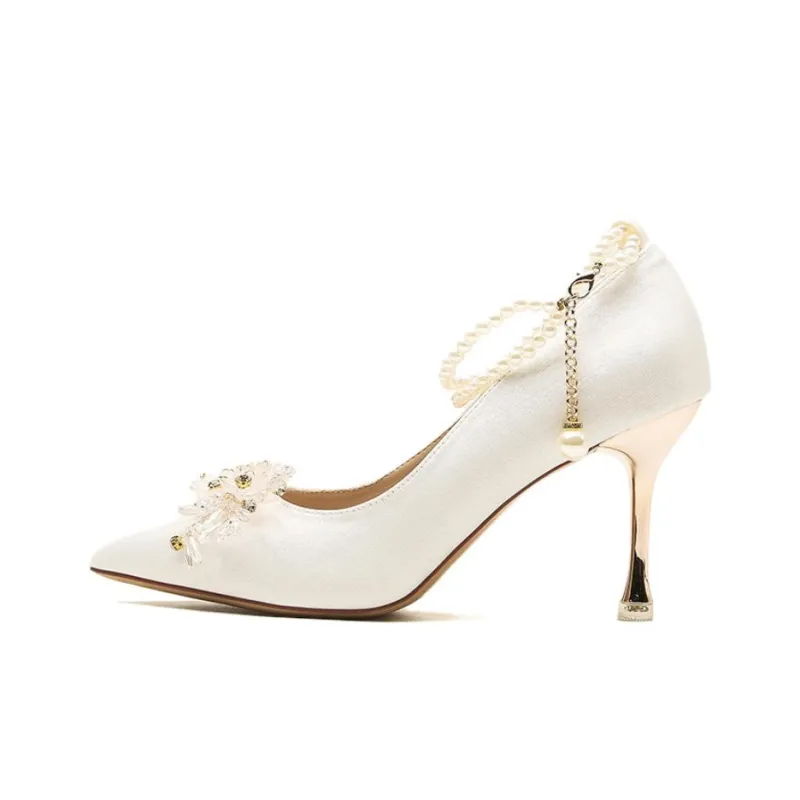 Than Than Me Slim Heel High Heels Women's-4