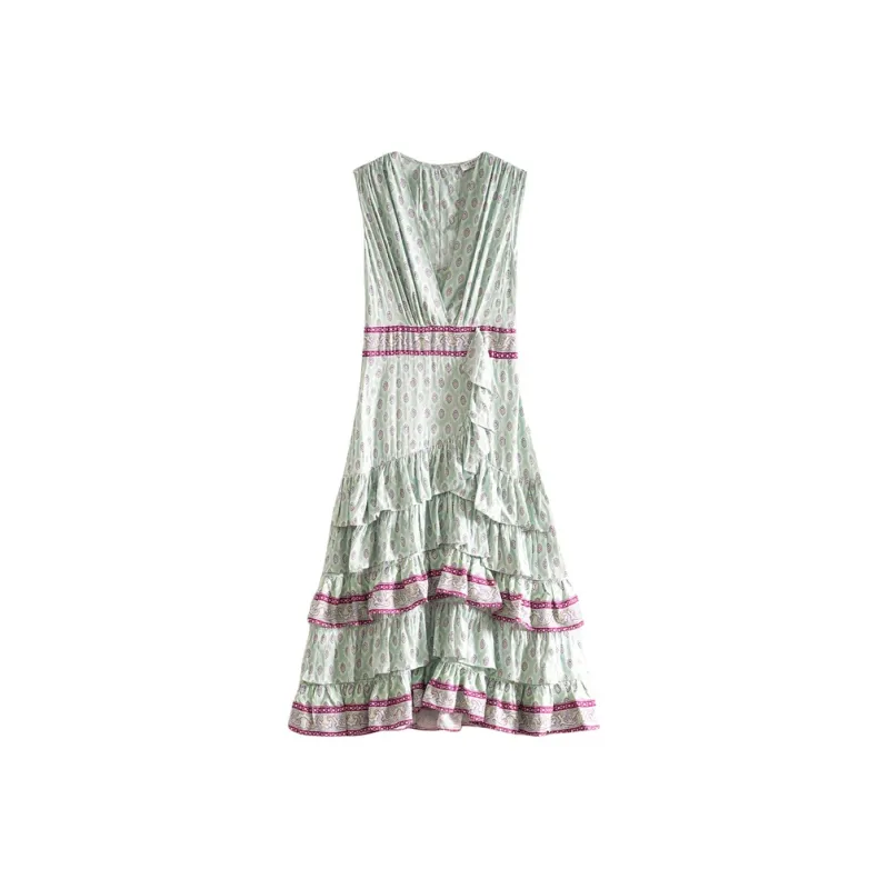 Sandro Sleeveless Dress Women's Mint-0