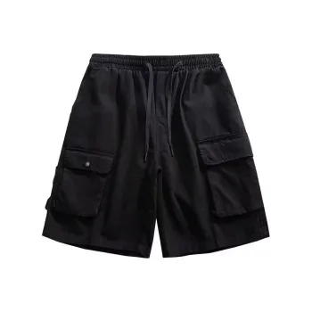 TONYBEAR Casual Shorts Men Black