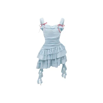 LEMON FAIRY Slip Dress Women's Blue