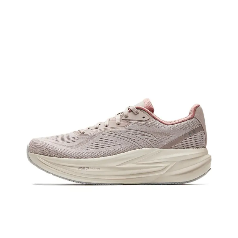 Anta Shock Absorbers With Slip Resistant And Abrasion Resistant Properties Low Top Running Shoes Women's Lotus Gray-0