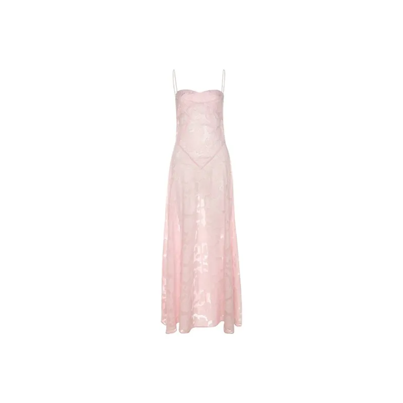 SECFLY OFFICIAL Slip Dress Women's Pink-0