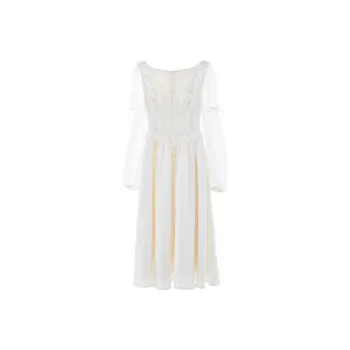 PAZZO Long Sleeved Dresses Women's Apricot