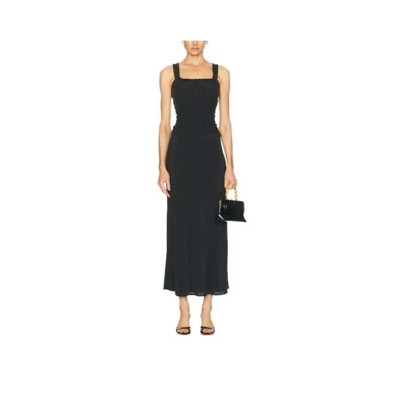 Staud Slip Dresses Women's Black-0