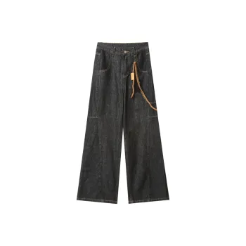HKRXEC Jeans Unisex Dark Blue