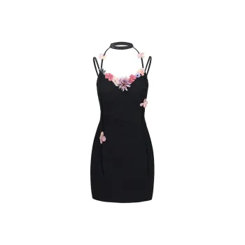 Incolore Slip Dress Women's Black