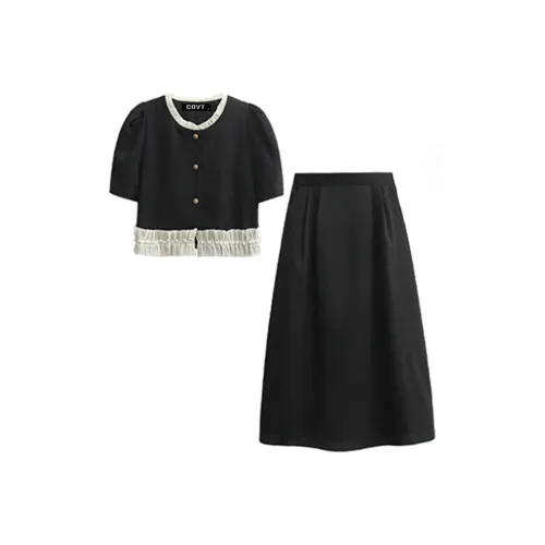 COVT Two Piece Skirt Sets Women's