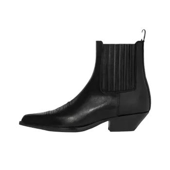 SONORA BOOTS Hidalgo Short Chelsea Boots 3.5cm Women's Black