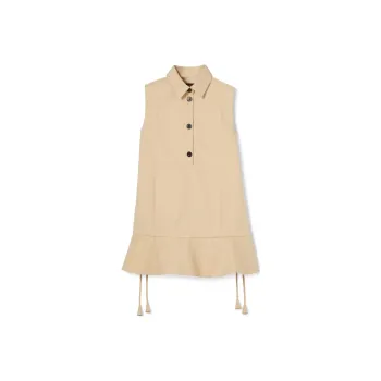 GUCCI SS25 Sleeveless Dress Women's Beige