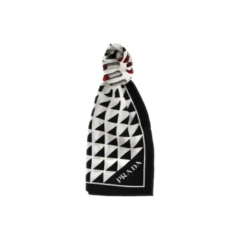 PRADA Silk Scarves Women's Multicolor