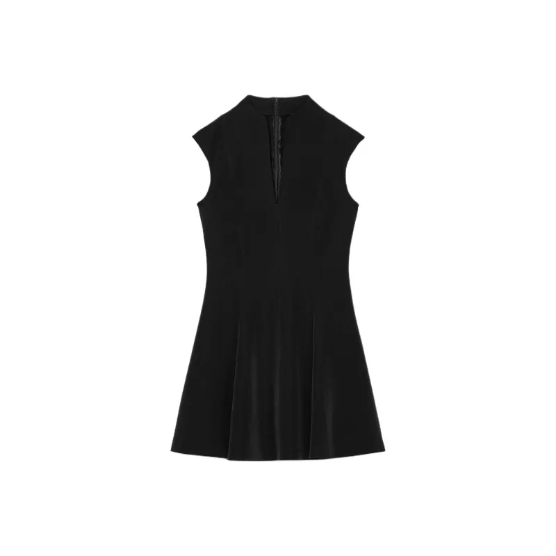 ZARA Sleeveless Dress Women's Black-0