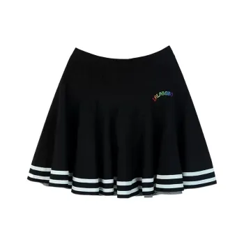 LALABOBO Casual Short Skirts Women's Black