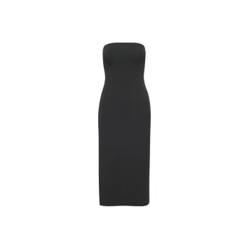 ARITZIA Wilfred New Corelli Midi Dress Sleeveless Dress Women's BLACK/Black