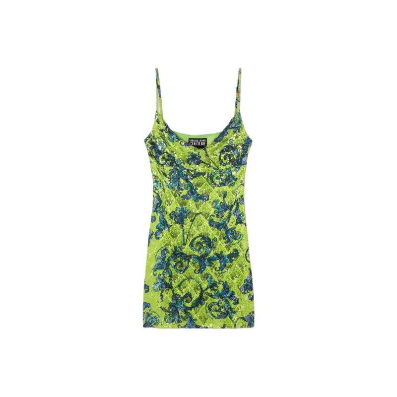 VERSACE JEANS COUTURE Sequinned Mini Dress-0