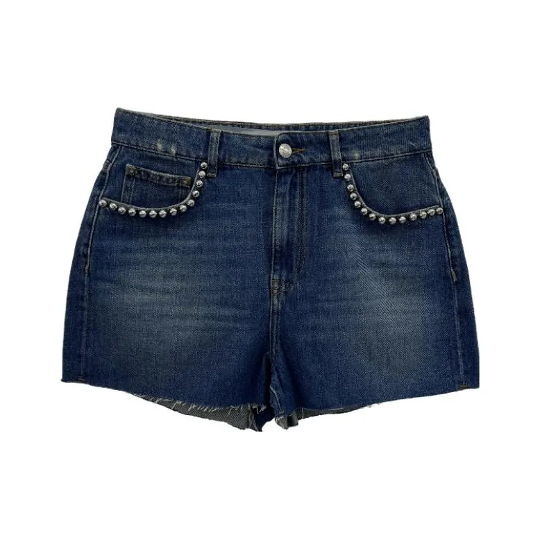 IRO NIGHT Denim Shorts Women's Blue-0