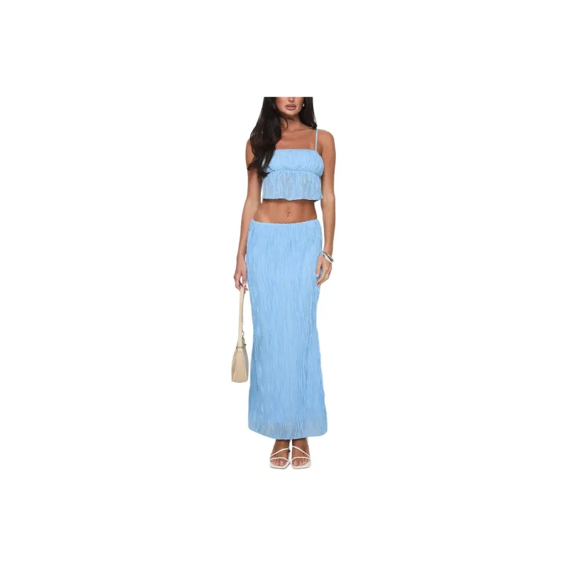 PRINCESS POLLY PETERSTONE SET Skirt Set Women's BLUE/Blue-0