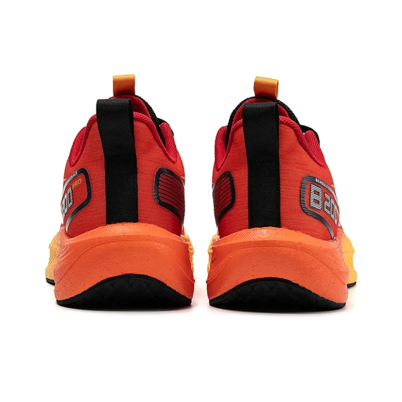 BIANSULONG Running Shoes Men Low Top Fiery Orange-3
