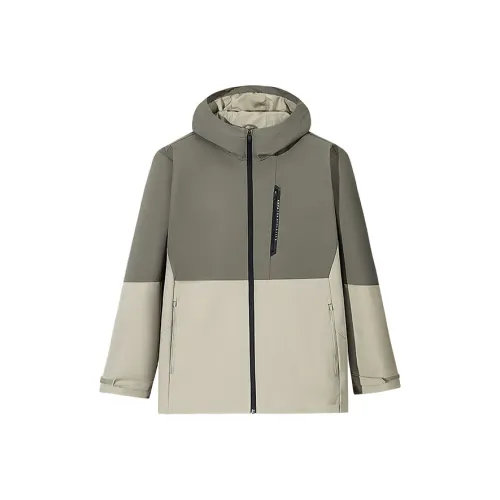 Anta Variety Training Collection Jackets & Coats Men's Mung Bean/Deep Irrigation Green