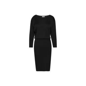 SAINT LAURENT Backless Long Sleeved Dress