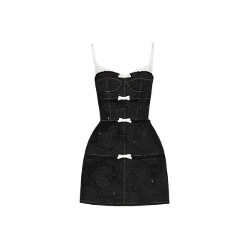 MONTSAND Margo Dress Slip Dresses Women's Black