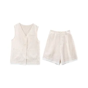 A Paradise For Awakening Casual Suit Women's Beige