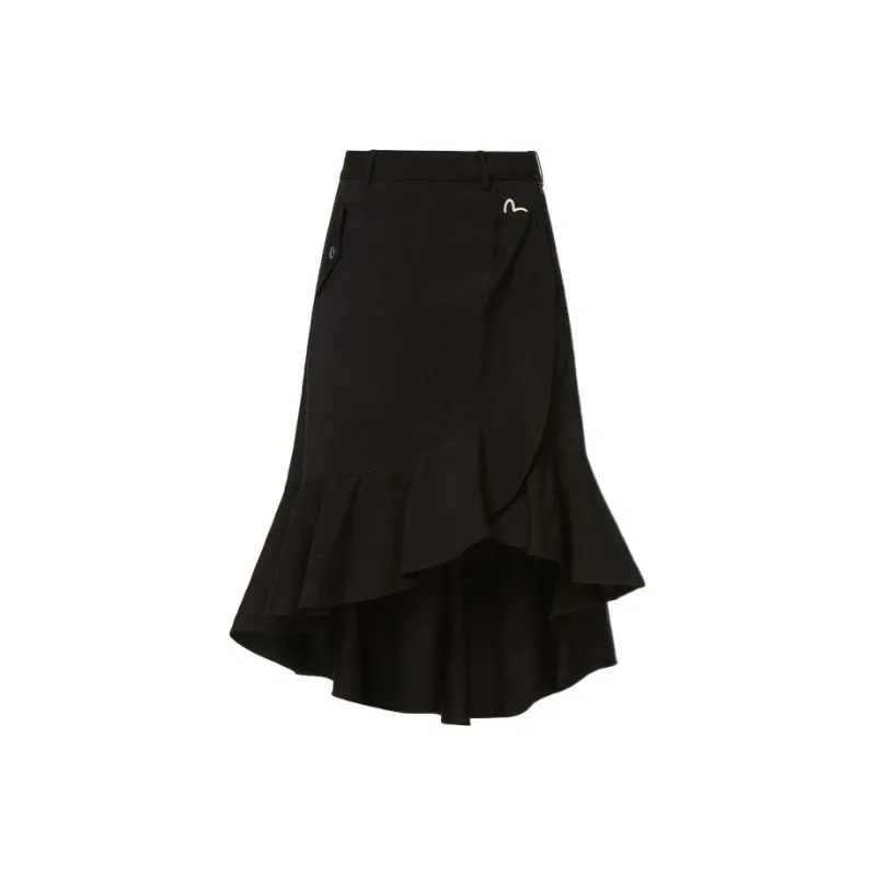 EVISU Casual Long Skirts Women's Black-0