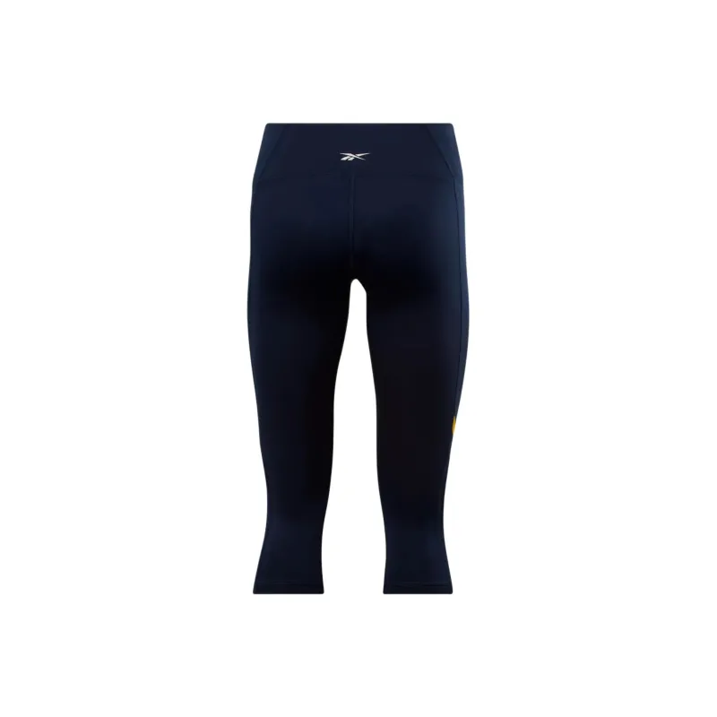Reebok WOR MESH CAPRI LEGGINGS Athletic Trousers Women's Marine Blue-0
