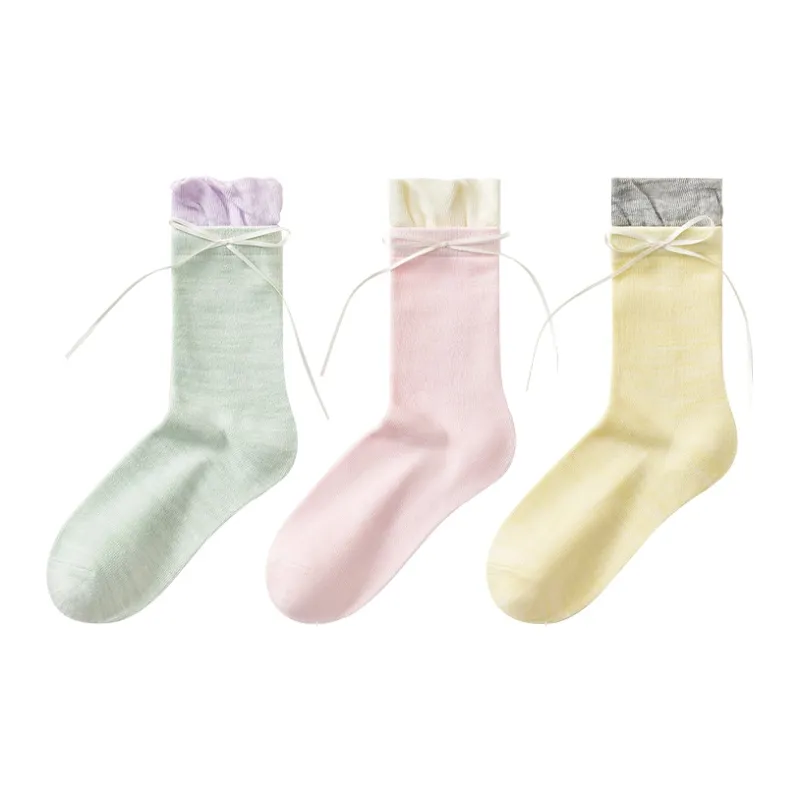 Temooues Mid Calf Socks Women's Combo Set-8