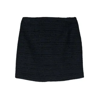 Tagliatore May High Waist Tweed Mini Skirt