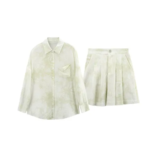 A Paradise For Awakening Casual Suit Women's Green