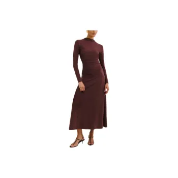 REFORMATION Long Sleeved Dress Women's Quinoa
