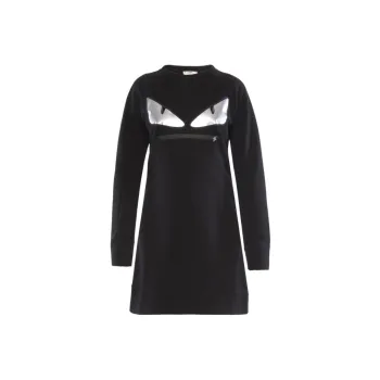 FENDI Long Sleeved Dresses Women's Black