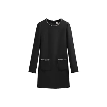 Silky Queen Long-Sleeved Dresses Women's Black